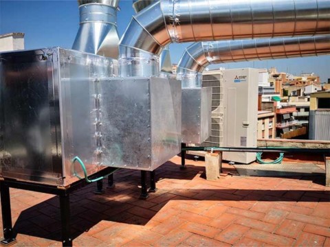 Limpeza técnica de condutas e ventiladores Condutas e ventiladores de exaustão profissional